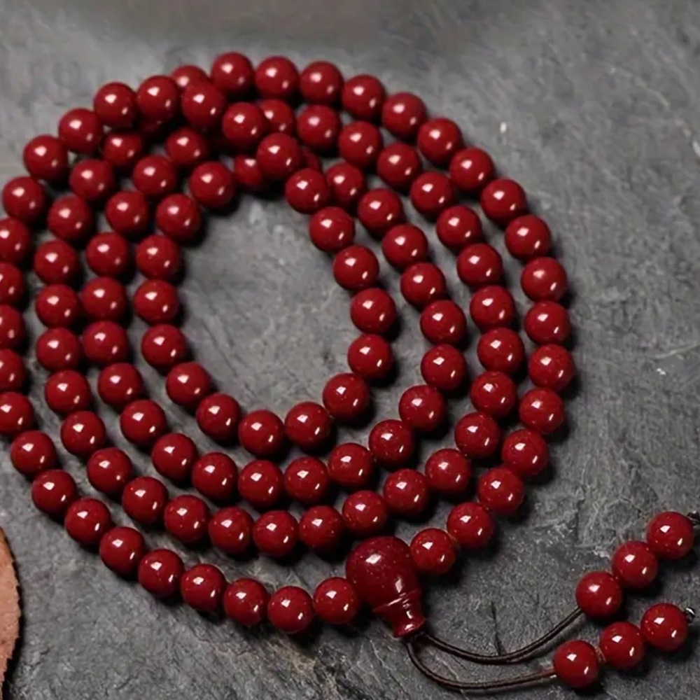 Cinnabar DETOX Meditation Mala - Picture 2 of 4
